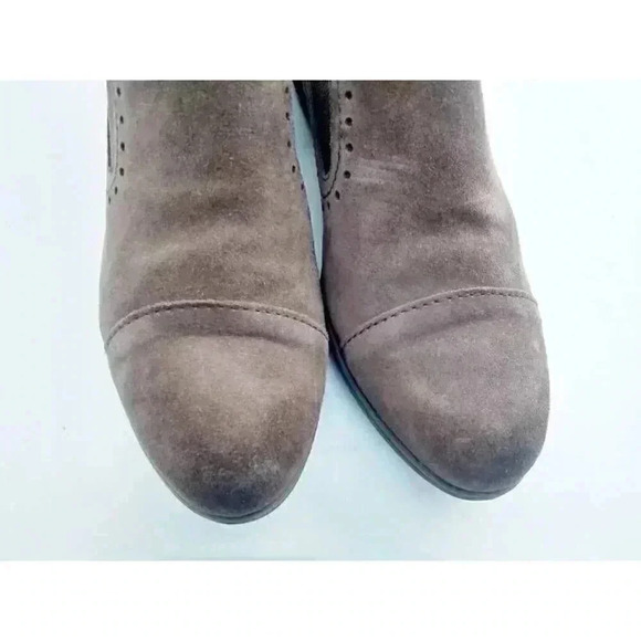 Korks Womens Gertrude Slip On Shoes Dark Brown Perforated Cap Toe 10 M - Picture 4 of 8